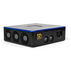 AAXA 4K1 LED Home Theater Projector, 30,000 Hour LEDs, Mercury Free, Native 4K UHD Resolution, Dual HDMI with HDCP 2.2, 1500 Lumens, E-Focus (Renewed)