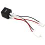 iJDMTOY GL88T1 Electronic LED Flasher w/Wiring Adapter Kit Compatible With Honda Gold Wing GL1800 F6B Bike Fix LED Turn Signal Bulbs Hyper Flash Issue
