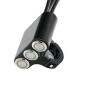 LMoDri Universal Motorcycle Switches Waterproof Aluminum Alloy 3 Buttons 22mm 7/8'' Handlebar Mount for Headlight Hazard Brake Fog Light ON-Off with Led Indicator Modification DIY