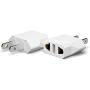Unidapt EU Europe to US USA Travel Plug Adapter Power Converter AC (Pack of 2)