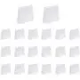 yiwoo 20Pcs Mini Small PVC Transparent Plastic Cosmetic Organizer Bag Pouch With Zipper Closure for Vacation Travel, Bathroom and Organizing Waterproof Makeup Bag