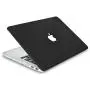 LuvCase Laptop Case for MacBook Pro 13'' (2021/20/19/18/17/16 Release) with/Without Touch Bar A2338 M1/A2251/A2289/A2159/A1989/A1706/A1708 Leather Hard Shell Cover (Black Saffiano Leather)