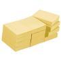 Post-it Greener Notes, 1.5x2 in, 12 Pads, Americas #1 Favorite Sticky Notes,Canary Yellow, Clean Removal, 100% Recycled Material (653 RP)