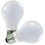 Satco S2408 72 Watt (100 Watt) 1490 Lumens A19 Halogen Warm White 3000K Soft White Light Bulb, 2-Pack