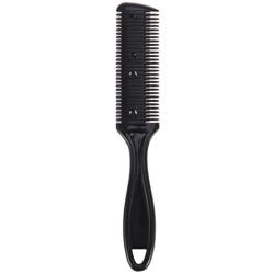 FRCOLOR Hair Cutter Comb Double Side Haircut Scissors Hair Cutting Razor Comb for Both Long and Short Hair(Black)