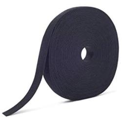 VELCRO Brand 189645 One-Wrap Bulk Roll Tie, 0.75'' x 75 ft, Black
