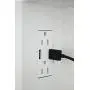DATA COMM Electronics 45-0231-WH USB Recessed Media Box with Duplex Receptacle and 4.0 Amp Dual USB Ports
