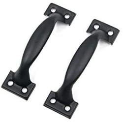 Antrader 2.87 x 0.8in Cabinet Drawer Door Handle Pull-Black, 2.44in(62mm) Hole Space, 24 Pack