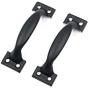 Antrader 2.87 x 0.8in Cabinet Drawer Door Handle Pull-Black, 2.44in(62mm) Hole Space, 24 Pack