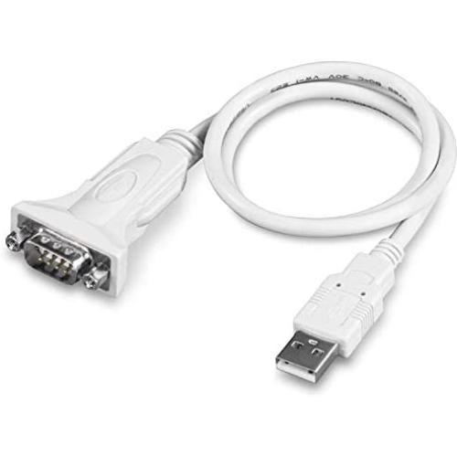 TRENDnet USB to Serial 9-Pin Converter Cable, TU-S9, Connect a RS-232 Serial Device to a USB 2.0 Port, Supports Windows & Mac, Supports USB 1.1, USB 2.0, USB 3.0, 25 Inch Cable Length, Plug & Play
