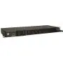 Tripp Lite Metered PDU, 10 Outlets (8 C13, 2 C19), 200-240V, C20/L6-20P Adapter, 3.2-3.8kW, 12 ft. Cord, 1U Rack-Mount Single-Phase PDU, TAA (PDUMH20HV), Black
