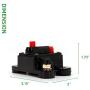 UTSAUTO Circuit Breaker 250Amp Waterproof Fuse Holder Resettable Fuse Circuit Breaker, Manual Reset 12V-24V DC for Car Audio Rv Marine Boat Truck Trolling Motors Inline Fuse Inverter