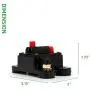 UTSAUTO Circuit Breaker 60Amp Waterproof Fuse Holder Resettable Fuse Circuit Breaker, Manual Reset 12V-24V DC for Car Audio Rv Marine Boat Truck Trolling Motors Inline Fuse Inverter