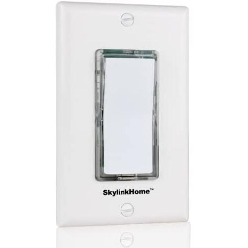 SkylinkHome TB-318 Wireless Stick-on or Wall Mounted Battery Operated Anywhere Wall Light Switch Remote Transmitter