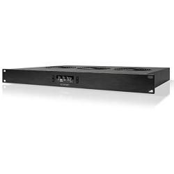 AC Infinity CLOUDPLATE T2, Rack Mount Fan 1U, Top Exhaust Airflow, for cooling AV, Home Theater, Network 19” Racks