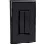 RunLessWire Click for Philips Hue Wireless Dimmer Light Switch, Smart Switch with Battery-Free Installation (Switch, Black)