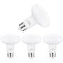 LED Bulb R30 or BR30 , 12W (100W Equivalent), 1260 Lumens, Upgrade for 100W Bulb, 4000K Natural White Color, for Recessed Can Use, Wide Indoor Flood Lights, Dimmable, (Pack of 4)