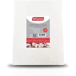 XFasten Self-Adhesive Laminating Sheets, 9 x 12 Inches (50-Pack), 4.76 Thickness