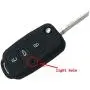 Key Fob Cover Case Jacket Silicone Keyless Remote Protector Skin Holder Fit for VW Volkswagen Jetta Passat Golf Beetle Rabbit GTI CC EOS (Gray)