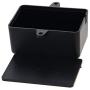 Fielect 9Pcs Dustproof Electronic Junction Box Plastic Enclosure Project Box with Ear For Electronic Projects ABS Black 2.01'' x 1.38'' x 0.91''