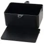 Fielect 9Pcs Dustproof Electronic Junction Box Plastic Enclosure Project Box with Ear For Electronic Projects ABS Black 2.01'' x 1.38'' x 0.91''