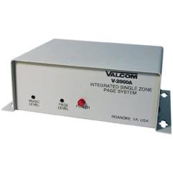 Valcom V-2000A One Way 1 Zone Page Control with Power