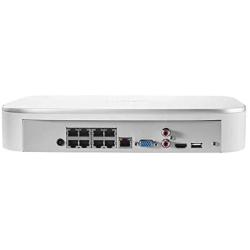 Lorex N4K2-84WB 8 Channel 4K Surveillance System with N842A82 2TB 4K Fusion NVR and 4 E841CA-E 8MP White Bullet Cameras