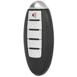 OCPTY 1 PCS Uncut Keyless Entry Remote Control Key Fob Transmitter Replacement for 19 for Nissan Rogue S180144110 KR5S180144106 7812D-S108106 285E3-6FL7B 5 Buttons