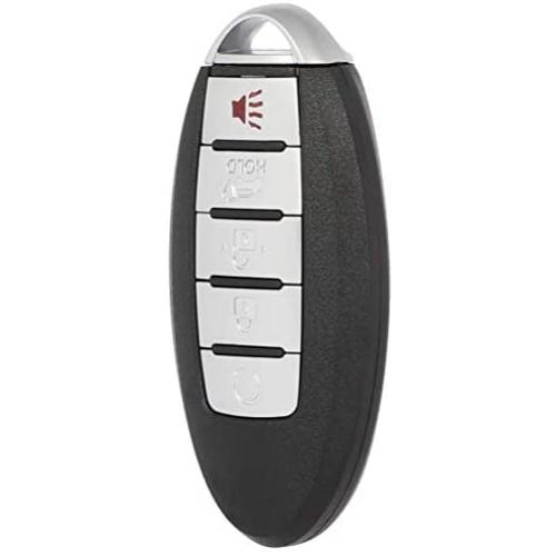 OCPTY 1 PCS Uncut Keyless Entry Remote Control Key Fob Transmitter Replacement for 19 for Nissan Rogue S180144110 KR5S180144106 7812D-S108106 285E3-6FL7B 5 Buttons