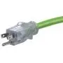 Prime Wire & Cable NS512830 Flex 12/3 SJTW High-Visibility Extreme Cold Weather Outdoor Extension Cord, 50 Feet, Neon Green