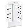 CyberPower CSB600WS Surge Protector, 900J/125V, 6 Swivel Outlets, Wall Tap, White CyberPower CSB600WS Surge Protector, 900J/125V, 6 Swivel Outlets, Wall Tap, White