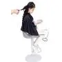 Kids Haircut Cape with Viewing Window, Kids Barber Cape for Hair Cutting-Black