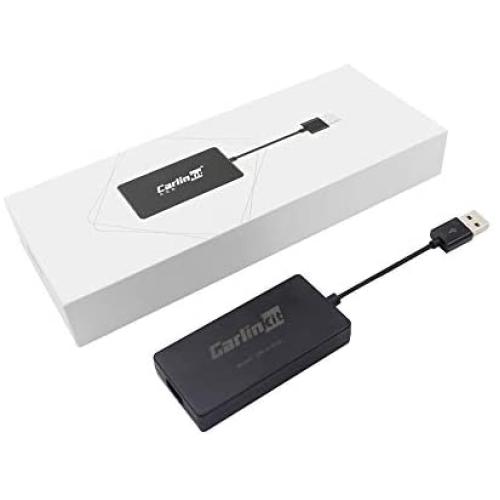 CarlinKit 2.0 Wireless CarPlay Adapter Fit for Factory CarPlay Cars, Compatible with aftermarket Pioneer Radio with Built-in CarPlay, Convert Wired to Wireless Carplay, Online Upgrade Adapter
