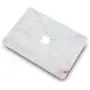 LuvCase 2in1 Laptop Case Compatible with MacBook Pro 13'' (2016-2021) with Touch Bar A2338 M1/A2251/A2289/A2159/A1989/A1706/A1708 Rubberized Plastic Hard Shell Cover with Screen Protector (Pink Marble)