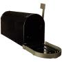 Gibraltar Mailboxes BM16BSN1 Brunswick Rural Mailbox, Large, Black and Satin Nickel