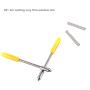 GorFanty 30/45/60 Degree Graphtec Blades Vinyl Cutter Lettering Blade Bits Cutting Plotter Tungsten Steel Carbide with Springs Pack of 10