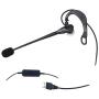 Discover D713U On-The-Ear Wired USB Headset for Softphone Calls and Video Conferencing | Compatible with Zoom, Skype, GoToMeeting, Cisco, Avaya, RingCentral, Jive and More