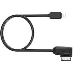 Angeliasky Newest Mercedes Benz Music Interface Charge Adapter Benz Car Charging Audio Cable, AMI MMI Media-in Aux Charge and Music Cord,Fast Charge Completely Compatible with Cell Phone (3ft/1M)