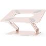 Boyata Laptop Stand, Adjustable Ergonomic Laptop Holder, Aluminium Alloy Notebook Stand Compatible for MacBook Pro/Air, Dell XPS, Lenovo, Samsung Laptops Up to 17 inches-Champagne Gold