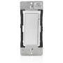 Leviton DW6HD-1BZ Decora Smart Wi-Fi 600W Universal LED/Incandescent Dimmer, Works with Amazon Alexa, No Hub Required, 1-Pack, White
