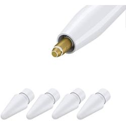 Replacement Tips Compatible with Apple Pencil 2 Gen iPad Pro Pencil, Logitech Crayon Digital Pencil - Apple Pencil iPencil Nib for iPad Apple Pencil 1 st/Pencil 2 Gen White 4 Pack