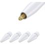 Replacement Tips Compatible with Apple Pencil 2 Gen iPad Pro Pencil, Logitech Crayon Digital Pencil - Apple Pencil iPencil Nib for iPad Apple Pencil 1 st/Pencil 2 Gen White 4 Pack