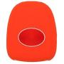 SEGADEN Silicone Cover Protector Case Holder Skin Jacket Compatible with TOYOTA 4 Button Remote Key Fob CV2407 Orange