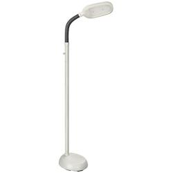 Floor Lamp, SHINE HAI Dimmable LED Reading Lamp 2500 Lumens, Natural Daylight Craft Light Full Spectrum, Sunlight Standing Lights with Adjustable Gooseneck for Sewing Living Room Bedroom Office, Grey