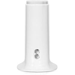 USB Tower Power Adapter 6-Port Smart IC Tech Charging Station with Quick Charge 2.1 for Phone, Tablets, and More (White)