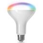 Feit Electric BR30/RGBW/CA/AG WiFi Changing and Dimmable, No Hub Required, Alexa or Google Assistant BR30 Smart LED Light Bulb, 65W, Multi-Color RGBW