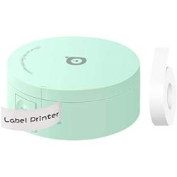 SQWAN Mini Label Printer, Wireless BT Portable Label Maker, Pocket Thermal Label Printer, Compatible with Android & iOS System, for Office School Home (Green)