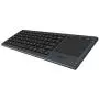 Logitech K830 Illuminated Living-Room Keyboard with Built-in Touchpad – Easy-access Media Keys and Shortcut Keys for Windows or Android
