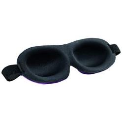 Bucky Ultralight Comfortable Contoured Travel and Sleep Eye Mask, Aqua Eyelash, One Size