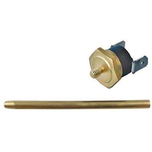 American Volt Electric Fan Push-in Radiator Fin Brass Probe Thermostat Temperature Switch Sensor Kit (1-Pack, 160F On - 145F Off)